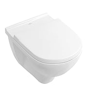 Villeroy & Boch O.novo CombiPack hangend toilet diepspoel Directflush inclusief toiletzitting met deksel en softclose en quickrelease, wit