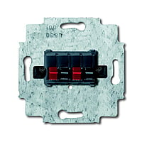 Busch-Jaeger stereoluidsprekercontactdoos met draagring, antraciet