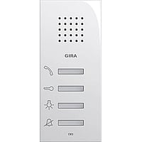 Gira AUDIO System 55 opbouw huisstation 4-functies, wit