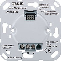 Jung univ voed eenh basis element LED, 80x35mm, spanningstype AC
