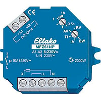 Eltako MFZ 61 tijdrelais, inbouw DIN 48x96mm uitvoering elektrische aansluiting