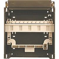 ABB Haf installatiekast leeg Hafonorm HLD, zwart, (hxbxd) 220x220x75mm, DIN-rail