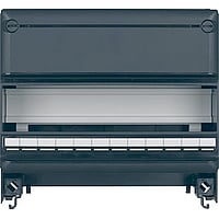 Eaton installatiekast leeg 55, zwart, (hxbxd) 165x220x79mm, DIN-rail
