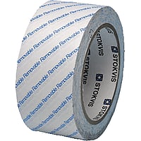Stokvis zelfklevende tape PVC, wit/bl, (lxb) 33mx50mm, temp best 60°C