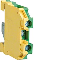 Hager verbindingsrijgklem, groen/geel, le 44.5mm