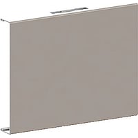 Legrand deksel wndg/zuil glad GWO-6, staal, zuiver wit, (bxl) 79x100mm