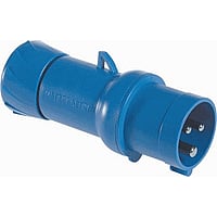 Schneider Electric PK cee-contactstop, kunststof, 16A, 3P, 220V, 6H, blauw