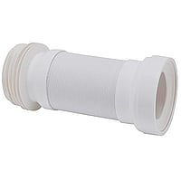 Wisa closetafvoermanchet univ Flexifon, kunststof wit, 110/110mm