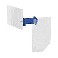 Wisa Clean XT toiletblokhouder en filter voor Kantos bedieningspaneel, wit
