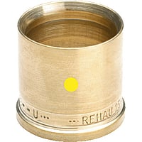 Rehau schuifhuls, messing, nom. diameter 25x3.5mm Kiwa-keur, KOMO-keur, gastec