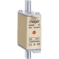 Hager Weber.fuses smeltpatroon (mes), DIN-grootte NH000, nom. (meet-)stroom