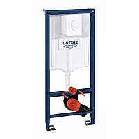 GROHE Rapid SL inbouwreservoir voor hangend toilet 113x50x13,5-23 cm met Skate Air bedieningspaneel, alpine wit