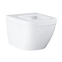 GROHE Euro Ceramic hangend toilet compact randloos PowerFlush, Alpine Wit