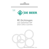 De beer nbr ring 3/4" 23x29,5x2,0 a 5 st.v/watermeteraaans