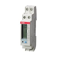 ABB System pro M compact energiemeter C serie 1x230Vac, 40A, 1xS0 pulse of alarm