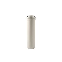 Ubbink UbiFit rookgasafvoer-, luchttoevoerbuis 100/150mm l=500mm PP/metaal, concentrisch wit