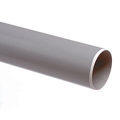Wavin PVC buis dikwandig 32mm lengte=2m, prijs=per meter, grijs