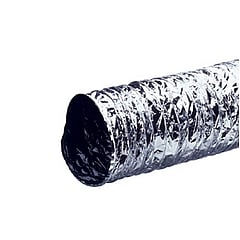 Plieger aluminium/PVC luchtslang brandveilig Ø150mm 1.5 meter aluminium