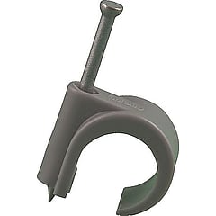 Mepac spijkerclip SP, kunststof, diam 11-15mm, rond (v/ronde kabel)