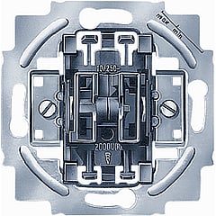 Busch-Jaeger wip-impulsdrukkersokkel 2 x 1-polig, 2 maakcontact (NO)