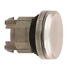 Schneider Electric Harmony signaallamp lens, inbouw diam 22.5mm rond wit