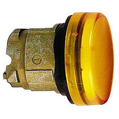 Schneider Electric Harmony signaallamp lens, inbouw diam 22.5mm rond geel