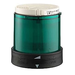 Schneider Electric Harmony XVB signaallamp frontelementent, diam=70mm, groen