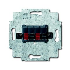 Busch-Jaeger stereoluidsprekercontactdoos met draagring, antraciet