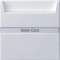 Gira System 55 enkel drk cont, wit, basis element met centr a, hotelkaart