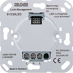 Jung univ voed eenh basis element LED, 80x35mm, spanningstype AC