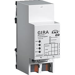 Gira KNX lijnkoppelaar bussysteem, bussysteem KNX, DRA (DIN-rail adapter)