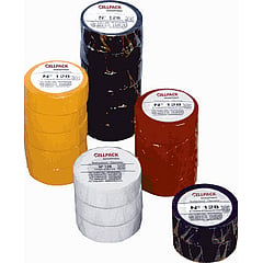 Cellpack zelfklevende tape 128, PVC, bruin, (lxb) 25mx15mm, UV-bestendig, isol