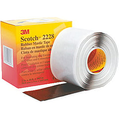 3M Scotch Rubber Mastic tape 2228 zwart, (lxb) 3mx50mm