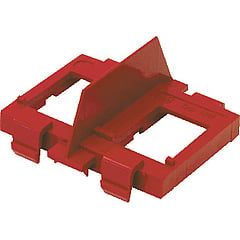ABB outlet-component Hafobox DR kunststof, rood, basiselement, modular-Jack