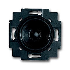 Busch-Jaeger luidspreker inbouw actief Basisunit, zwart, (hxbxd) 80x80x32mm, 2-weg