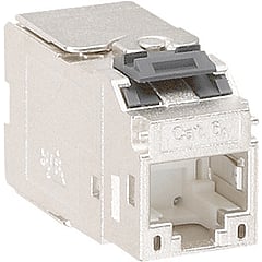 Gira toebehoren modulaire connector, zuiver, wit, uitvoering jack (chassisdeel)