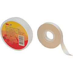 3M Scotch zelfklevende tape T27, glasv, wit, (lxb) 20mx12mm, UV-bestendig, isol