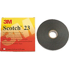 3M Scotch 23 zelfklevende tape, EPR, zwart, (lxb) 9.15mx19mm UV-bestendig Ral 9011