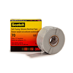 3M Scotch zelfklevende tape T70, silicoon, grijs, (lxb) 9.1mx25mm, UV-bestendig