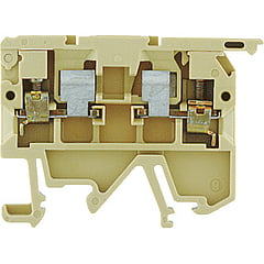 Weidmüller ASK zekeringsrijgklem, beige, lengte 58mm uitvoering zekeringspatroon
