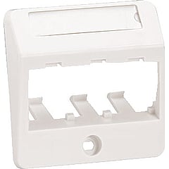 Panduit outlet-component kunststof, wit (artic), centraalplaat, modular-Jack