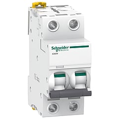 Schneider Electric IC60N stuurtstroomautomaat 2P, 2 polen, kar B, 16A, 400V