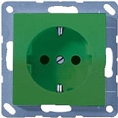 JUNG AS500 wandcontactdoos kunststof, groen, uitvoering ra, 1 eenheid
