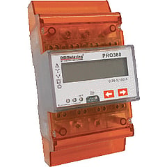 DMMetering elektriciteitsmeter directe meting DMMetering PRO KWh 72mm 5+2