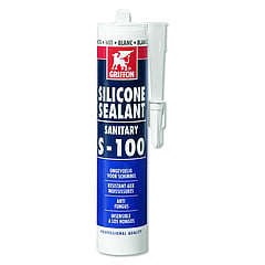 Griffon afdichtingsmiddel Silicone Sealant Sanitary S-100, wit