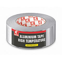 Griffon zelfklevende tape, aluminium, (lxb) 50mx50mm, UV-bestendig, temp best 150°C