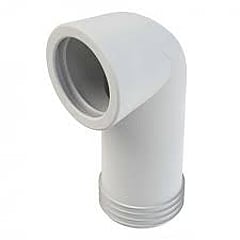 Wisa 301A toiletafvoermanchet bocht 18 cm, wit