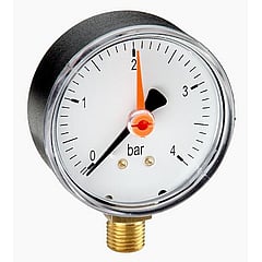 Watts Industries buisveermanometer MR, buitendraad gas cilindr. (BSPP