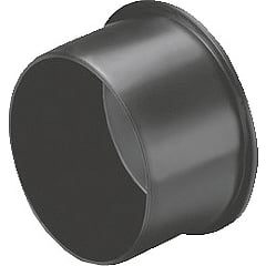 Wavin schuiffitting met 1 aansluiting Wafix, PP, zwart, uitwendige buisdiameter 32mm