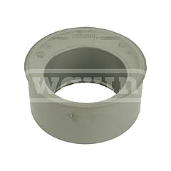 Wavin Wadal inzet verloopstuk excentrisch met 2 aansluitingen, 75x50 mm, PVC